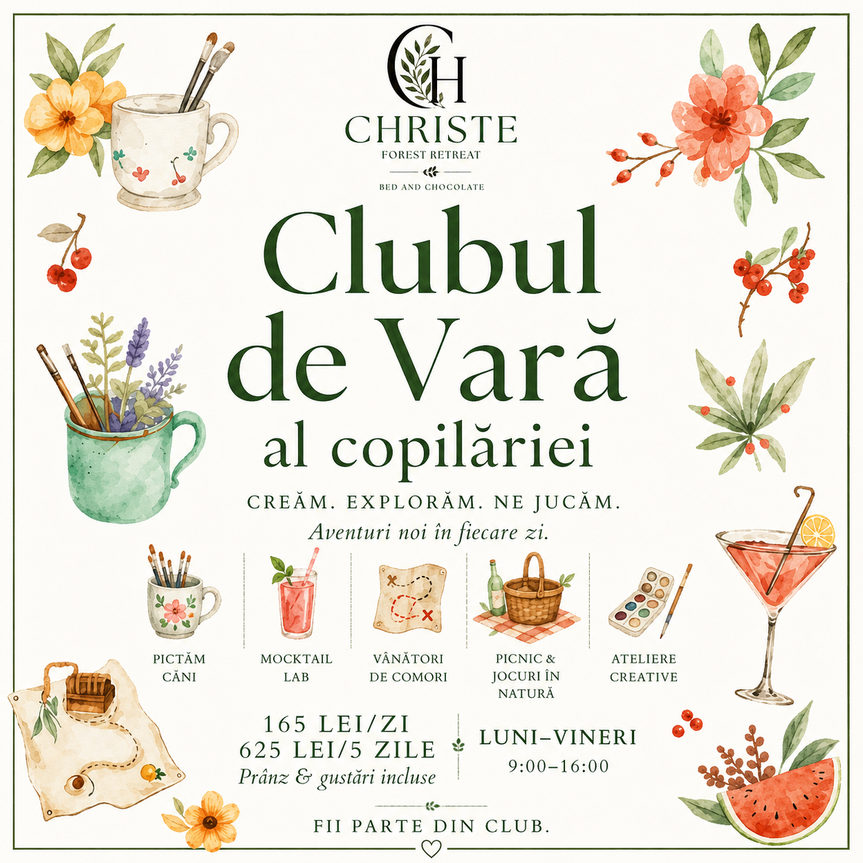 Clubul de Vară - Daily Summer Camp pentru copii